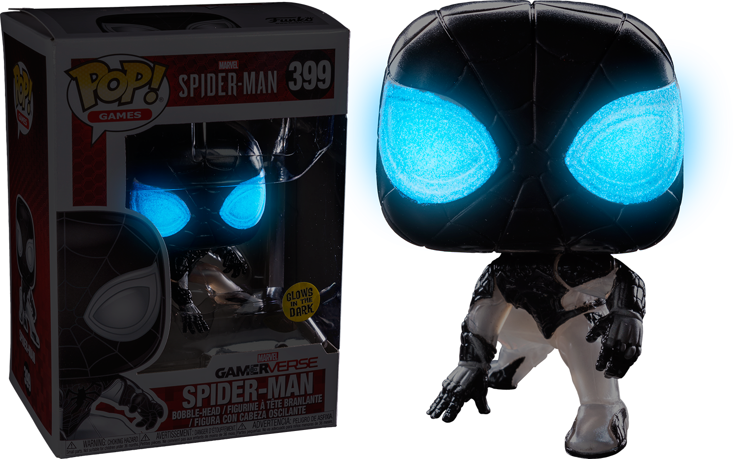 spiderman negative suit funko pop